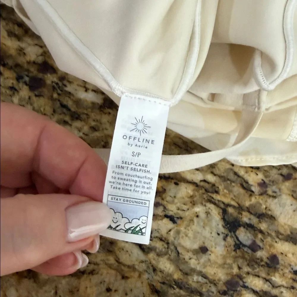 Offline by Aerie Real Me Maggie Tiered Ruffle Tennis Dress Built-In Shorts S - Picture 8 of 12